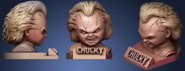 3D model Chucky Bust Childs Play Movie (STL)